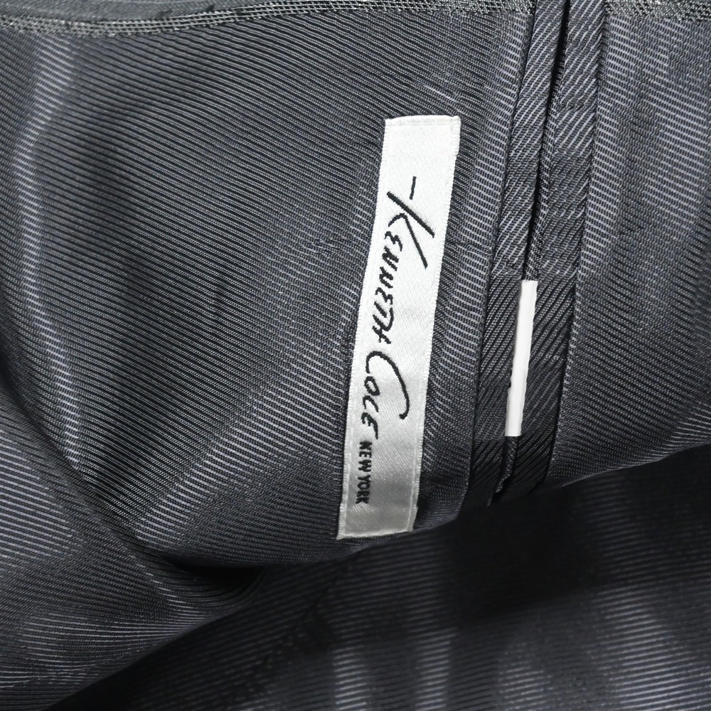 Kenneth Cole 38S 32x30 Gray Striped 100% Wool Mens Jacket Pants Suit - Picture 4 of 12